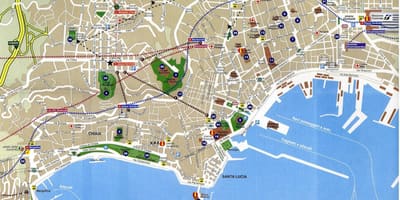 ناپولی نقشه شهر